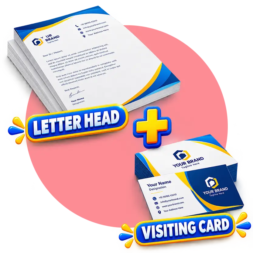 3 ASUPIX LETTER HEAD + VISITING CARD