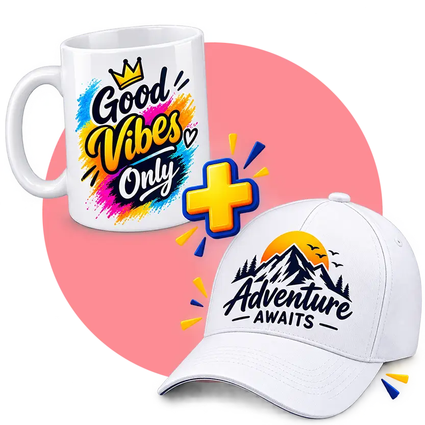 4 ASUPIX MUG PRINT + CAP PRINT
